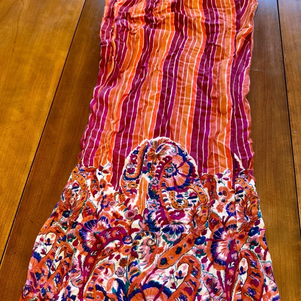 Vibrant Orange and Pink Pajama Pants